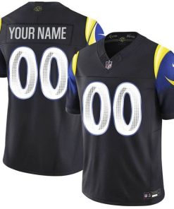 Los Angeles Rams Nike 2025 RIVALRIES Custom Vapor Limited Jersey - Navy