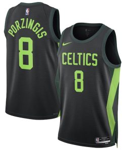 Kristaps Porzingis Boston Celtics Nike Unisex 2024/25 Swingman Player Jersey - City Edition - Black