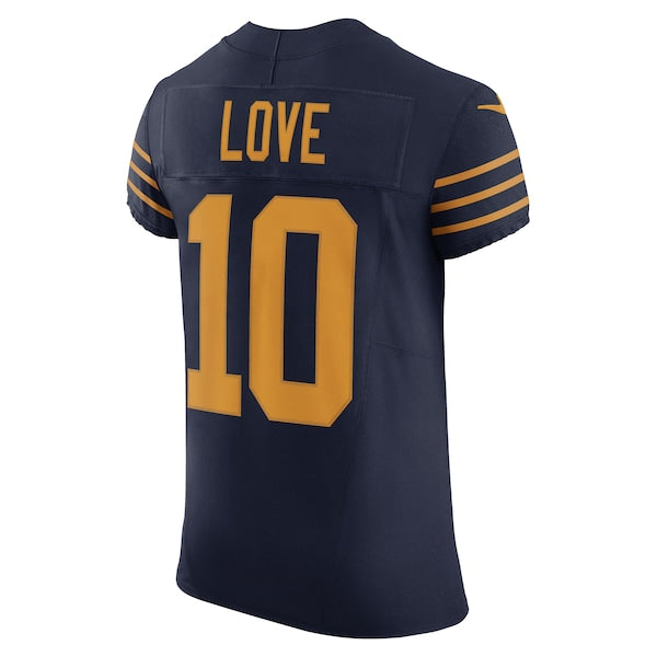 Jordan Love Green Bay Packers Nike The 1923 Classic Vapor F.U.S.E. Elite Jersey - Navy - Image 3