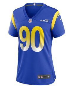 Alternative view of Tyler Davis Los Angeles Rams Nike Women's  Game Jersey -  Royal