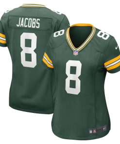 Josh Jacobs Green Bay Packers Nike Women's Team Game Jersey -  Green