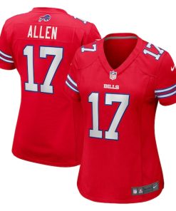 Josh Allen Buffalo Bills Nike Women's Player Jersey - Red