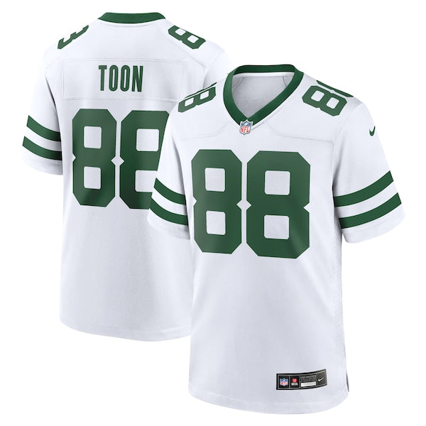 Al Toon New York Jets Nike Legacy Retired Player Game Jersey - White/Green - Image 2