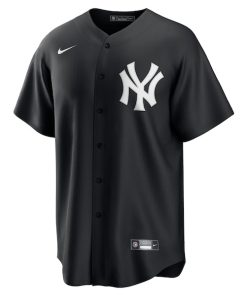 Alternative view of Jazz Chisholm Jr. New York Yankees Nike  Replica Player Jersey - Black