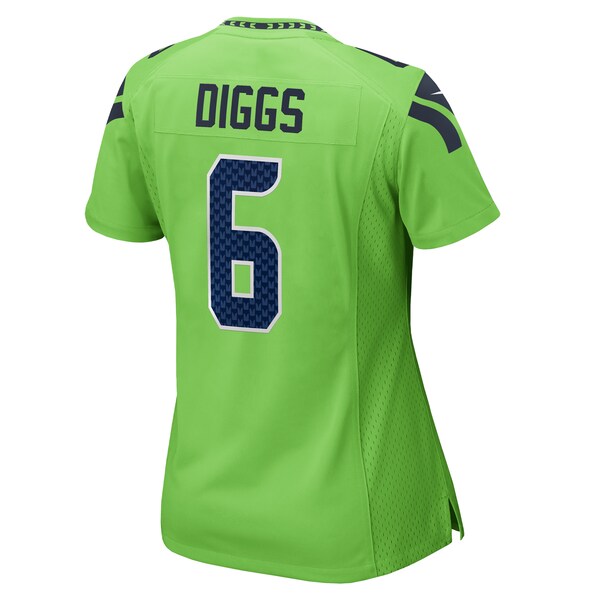 Quandre Diggs Seattle Seahawks Nike Women's Game Jersey - Neon Green - Image 3