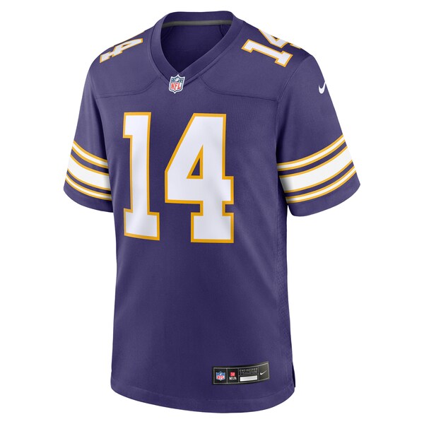 Sam Darnold Minnesota Vikings Nike Alternate Game Jersey - Purple - Image 2