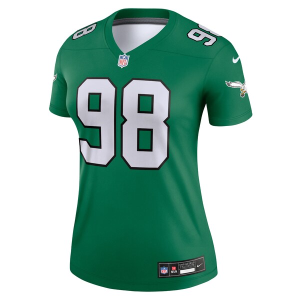 Jalen Carter Philadelphia Eagles Nike Women's Legend Jersey - Kelly Green - Image 2