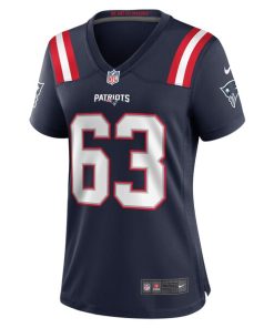 Alternative view of Chasen Hines New England Patriots Nike Women's Game Player Jersey - Navy