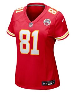 Alternative view of Nikko Remigio Kansas City Chiefs Nike Women's Team Game Jersey -  Red
