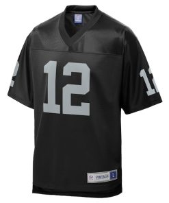 Alternative view of Ken Stabler Las Vegas Raiders NFL Pro Line Retired Player Replica Jersey - Black