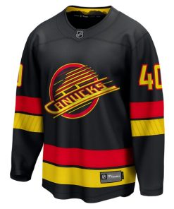 Alternative view of Elias Pettersson Vancouver Canucks  Alternate - 2022/23 Premier Breakaway Player Jersey - Black