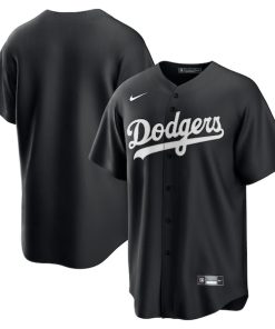 Los Angeles Dodgers Nike Official Replica Jersey - Black/White