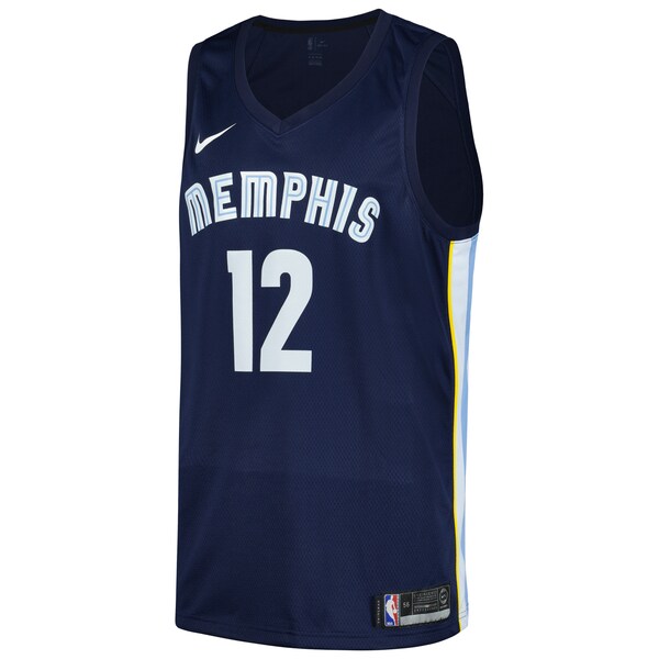 Ja Morant Memphis Grizzlies Nike Swingman Player Jersey - Icon Edition - Navy - Image 2