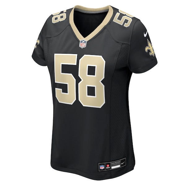 Chris Rumph II New Orleans Saints Nike Women's Team Game Jersey - Black - Image 2
