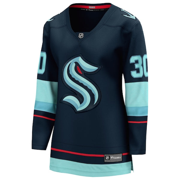 Matt Murray Seattle Kraken Women's Home Breakaway Jersey - Deep Sea Blue - Image 2