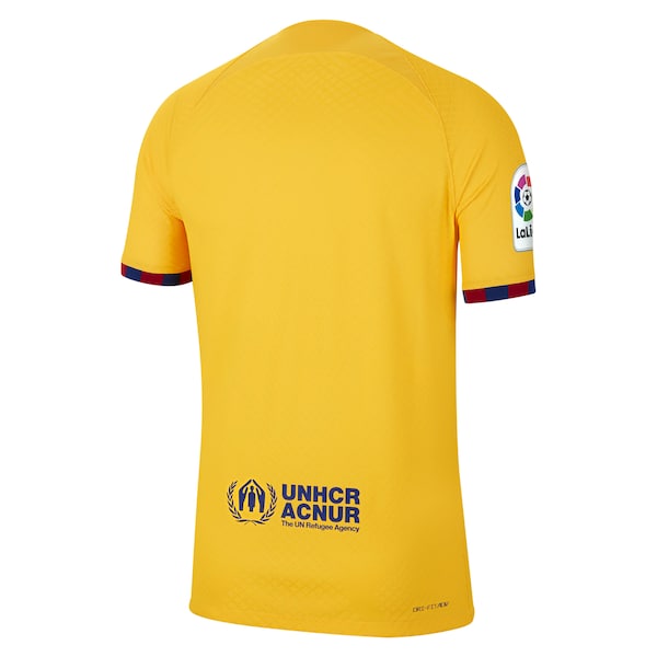 Barcelona Nike 2022/23 Fourth Vapor Match Authentic Jersey - Yellow - Image 3