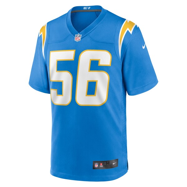 Morgan Fox Los Angeles Chargers Nike Player Game Jersey - Powder Blue - Image 2
