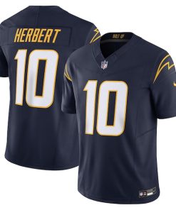 Alternative view of Justin Herbert Los Angeles Chargers Nike Vapor F.U.S.E. Limited Jersey - Navy/Powder Blue/Royal/White