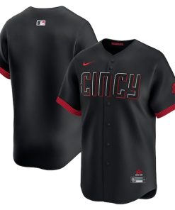 Cincinnati Reds Nike City Connect Elite Jersey - Black