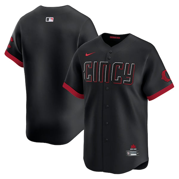 Cincinnati Reds Nike City Connect Elite Jersey - Black