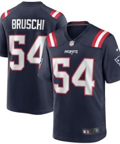 Tedy Bruschi New England Patriots Nike Game Retired Player Jersey - Navy/Red