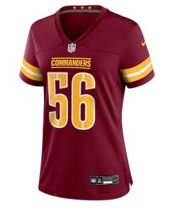Alternative view of Kain Medrano Washington Commanders Nike Women's Team Game Jersey -  Burgundy