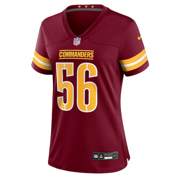 Kain Medrano Washington Commanders Nike Women's Team Game Jersey - Burgundy - Image 2