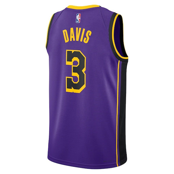 Anthony Davis Los Angeles Lakers Jordan Brand Unisex Swingman Jersey - Statement Edition - Purple - Image 5