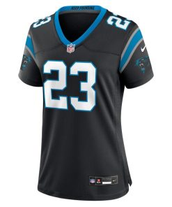 Alternative view of Trevor Etienne Carolina Panthers Nike Women's Team Game Jersey -  Black