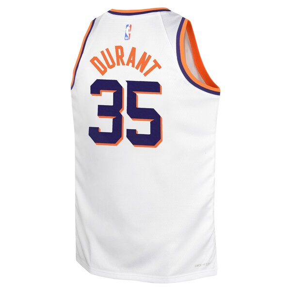 Kevin Durant Phoenix Suns Nike Youth Swingman Jersey - Association Edition - White - Image 3