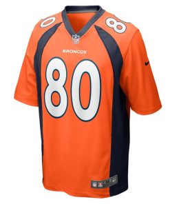 Alternative view of Greg Dulcich Denver Broncos Nike Game Player Jersey - Orange