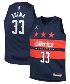 Kyle Kuzma Washington Wizards Jordan Brand Youth Swingman Jersey - Statement Edition - Navy