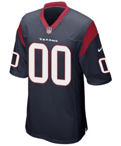 Alternative view of Houston Texans Nike Custom Game Jersey - Navy