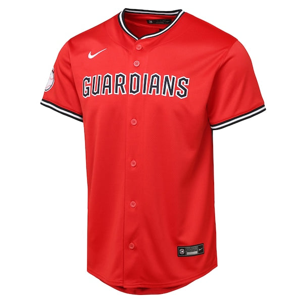 Cleveland Guardians Youth Alternate 2 Limited Jersey - Red/Cobalt - Image 3