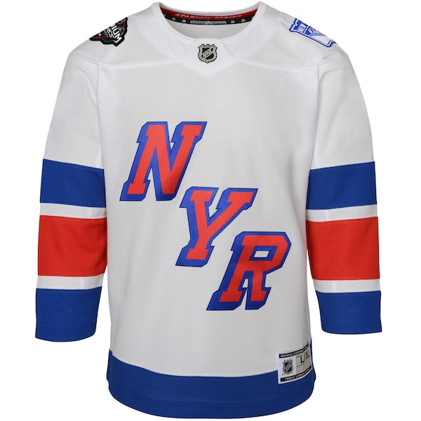 New York Rangers Youth 2024 NHL Stadium Series Premier Jersey?ยจC White - Image 2