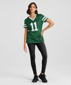 Jarrick Bernard Converse New York Jets Nike Women's Team Game Jersey - Legacy Green