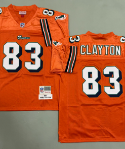 Mark Clayton Miami Dolphins Authentic Throwback Retired Player Jersey