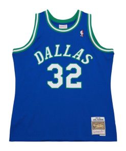 Alternative view of Jamal Mashburn Dallas Mavericks 2001/02 Hardwood Classics Swingman Jersey - Blue