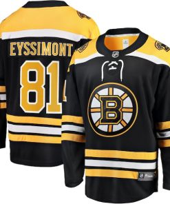 Michael Eyssimont Boston Bruins  Home Breakaway Jersey - Black