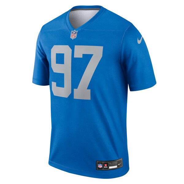 Aidan Hutchinson Detroit Lions Nike Alternate Legend Player Performance Top - Blue - Image 2