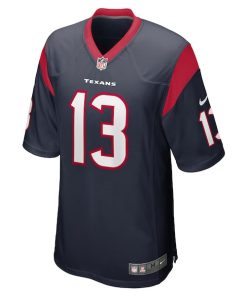 Alternative view of Jason Verrett Houston Texans Nike  Game Jersey -  Navy