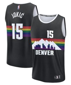 Nikola Joki? Denver Nuggets  2025/26 City Edition Fast Break Jersey - Black