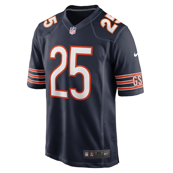 Darrynton Evans Chicago Bears Nike Game Jersey - Navy - Image 2