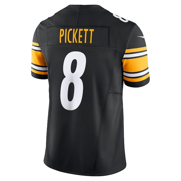 Kenny Pickett Pittsburgh Steelers Nike Vapor F.U.S.E. Limited Jersey - Black/White - Image 4