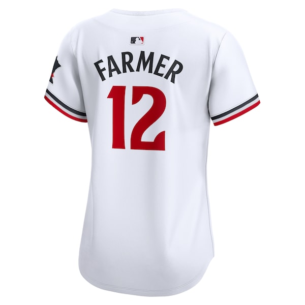 Kyle Farmer Minnesota Twins Nike Women's Home Limited Player Jersey - White - Image 3