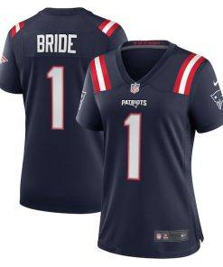 Number 1 Bride New England Patriots Nike Women's Game Jersey - Navy