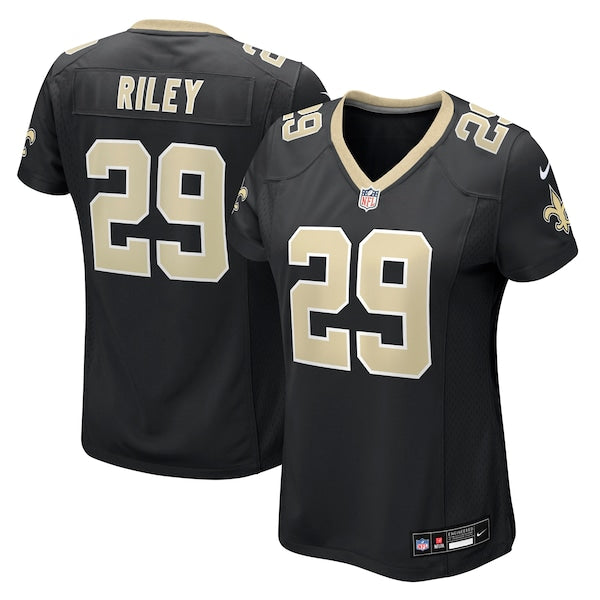 Quincy Riley New Orleans Saints Nike Women's Team Game Jersey - Black