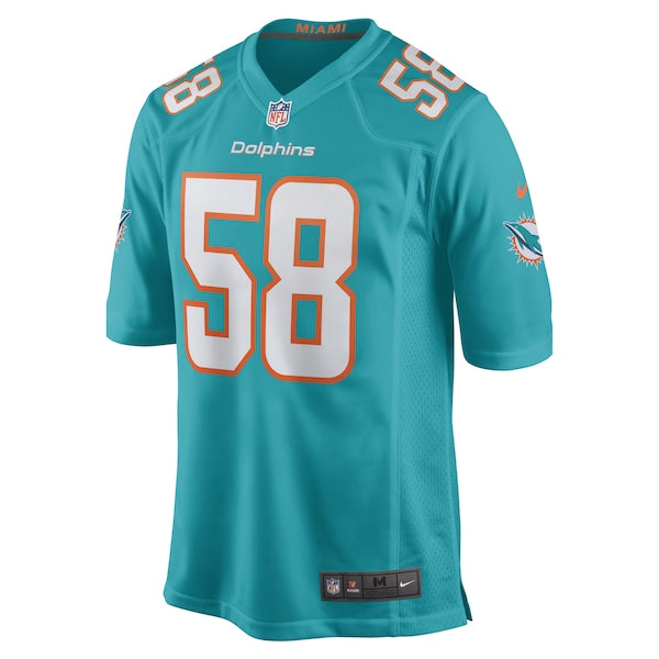 Connor Williams Miami Dolphins Nike Game Player Jersey - Aqua - Image 2