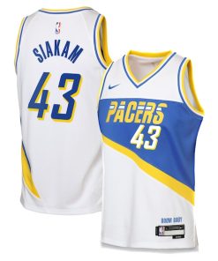 Pascal Siakam Indiana Pacers Nike Youth 2025/26 City Edition Swingman Jersey - White
