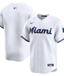 Miami Marlins Nike Youth Home Limited Jersey - White